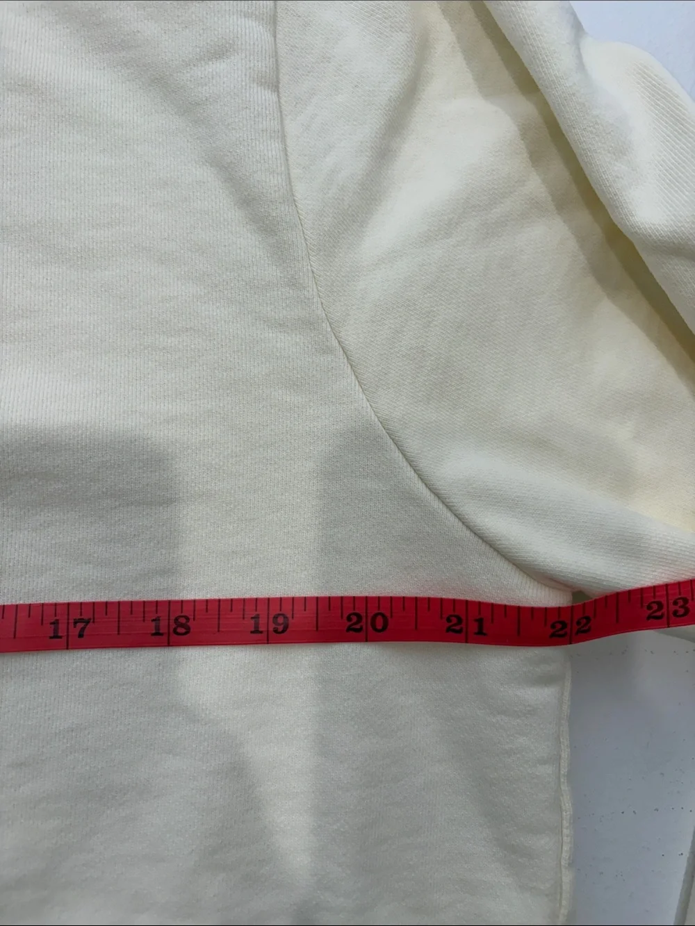 NWOT Polo by Ralph Lauren Cream Quarter-Zip Pullover Sweatshirt size large